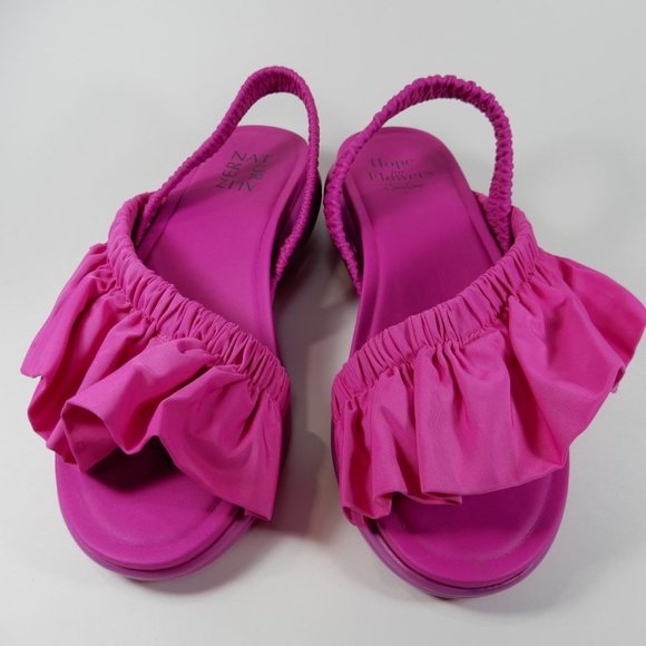 TRACY REESE NATURALIZER Hope For Flowers Firecracker SANDALS Size 7 Fuchsia NEW - Picture 7 of 15